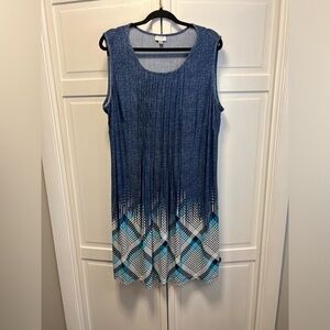 Avenue Plus Size Dress Size Women’s 18/20 Color Blue